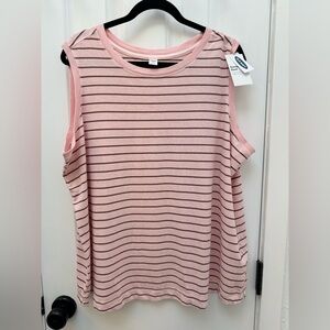 Old Navy stripped pink tank top, NWT